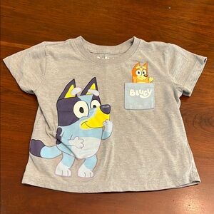 Bluey Gray Short Sleeve Tee